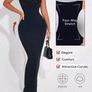 Brand new Black Maxi four way stretch dress, size 10 Image 3