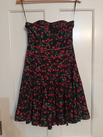Oasis red / black  dress - Size 10