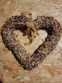 Heart wreath