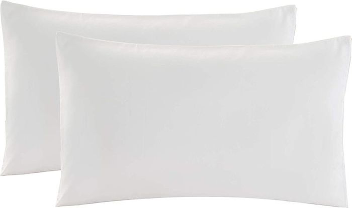 Super Soft Brushed Microfibre Pillowcases - Non Iron Breathable Hypoallergenic Pillowcases set of 2- White