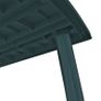 Garden Table Green 210x96x72 cm Plastic Image 2
