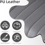 Bar Stools Set of 2 PU leather Waterproof Swivel Barstools with Backrest, Dark Grey Image 6