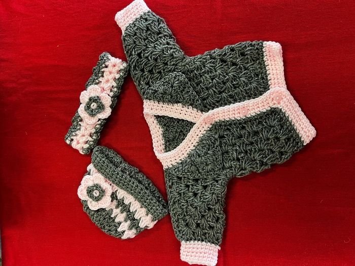cardigan and hat