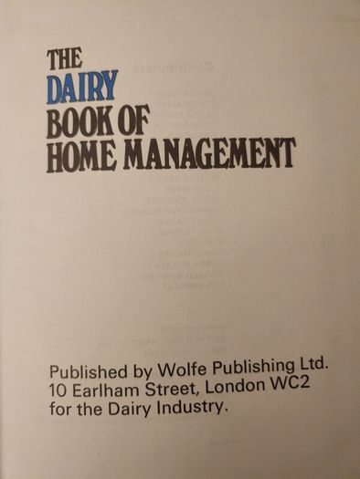 The Dairy Book Of Home Managment. Hardback In Good Condition.