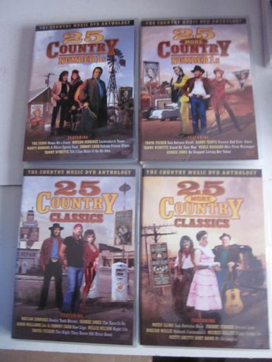 101 Country Greats Including 50 Number 1 Hits, 4 DVD's