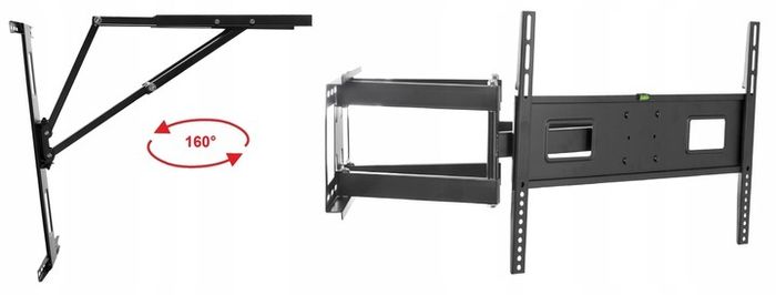 Tv Wall Bracket Tilt Swivel Long Arm 32"- 80"