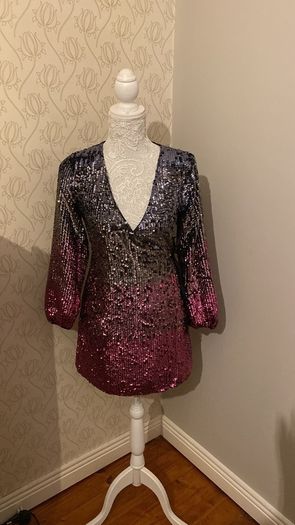 New dress ombre wrap style
