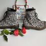 Dr Martens 1460 8 hole panther leopard leather boots UK4 EU37 US6 Image 7