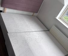 Queen size 5ft bed with new headboard
