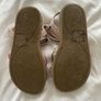 Dusky pink strappy sandals with bow size 8 Image 2