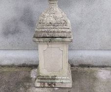 Stone Urn On Pedestal
