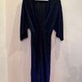 ZARA Shimmery Blue Wrap Front Midi Dress Size S! Image 2