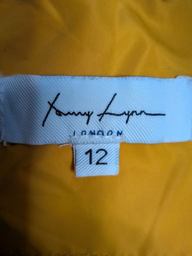 Tommy Lynn London Yellow Padded Jacket UK 12