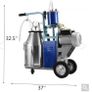 Electric Milking Machine For Farm Cows/goats Vacuum Pump 12cows/hour Milker Image 9