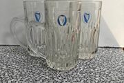 Set of 3 Harp Half Pint Glass Tankard