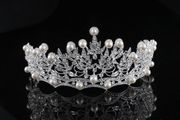 Beautiful Classy Crystal Pearl Bridal Tiaras