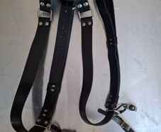 dual leather camera holster