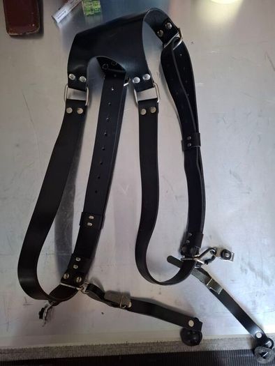dual leather camera holster