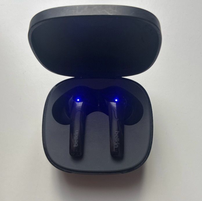 Belkin SoundForm Flow ANC Wireless Earbuds + Charging Case (Bluetooth, Noise Cancelling)