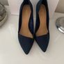 Next Navy Shoes Stillettoes Image 3