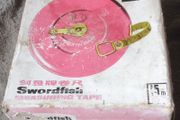 vintage boxed swordfish tape measure