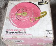 vintage boxed swordfish tape measure