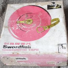 vintage boxed swordfish tape measure