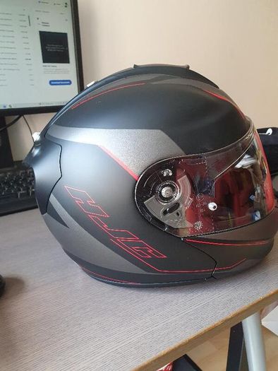 Brand New HJC RPHA Max Evo Modular Helmet (Size Large) + REV'IT! Gloves