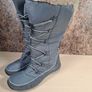 womens CLARKS WAVE WALK gore tex and wool high winter boots pull on Size UK 8 D EU 42 Image 10