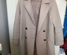 Maje Coat in Ecru. Size 14