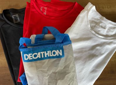 3 x Sports workout tops from Decathlon