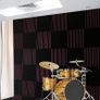 48 Pack Black/burgundy12 X 12"X1" Acoustic Panels Studio Soundproofing Foam Wedge Tiles (FREE POSTAGE) Image 6