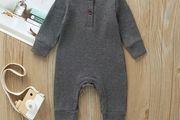 baby all in one ribbed romper