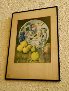 Mid-century framed print