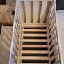 Obaby Stamford Space Saver Cot with Sprung Mattress & Storage Drawer Image 4