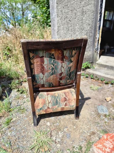 Vintage Irish Country Cottage Armchair Restoration Project / Upcycle