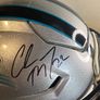 Christian McCaffery signed NFL Carolina Panthers Helmet Image 7