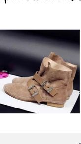 genuine leather ankle boots size uk 2 worn once or twice