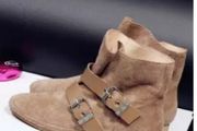genuine leather ankle boots size uk 2 worn once or twice