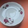 18 Piece Incomplete Cmielow porcelain Teaset made in Poland Vintage 50s 60s Old Rose Design Teaset HTF Image 8