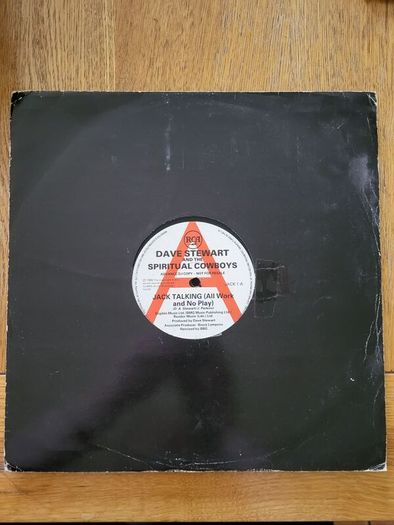 Dave Stewart and the Spiritual Cowboys Jack Talking 12 inch vinyl promo