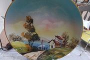Hand Painted Italian Display Plate