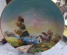 Hand Painted Italian Display Plate