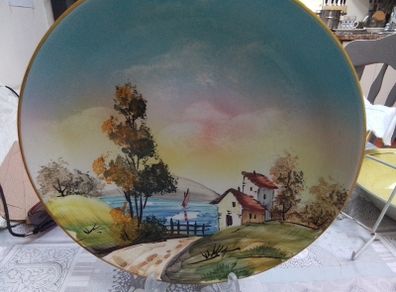 Hand Painted Italian Display Plate