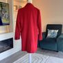 Ladies Red Single-Breasted Overcoat from Primark Image 8