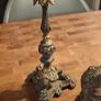Antique French Candlesticks and Frame Image 3