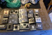 Electrical 13amp sockets and various Krone accessories.