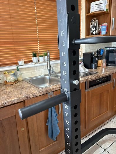Heaviest (450kg Rated) Industrial Use Gym Squat Power Rack, Seriously Heavy With Accessories!!