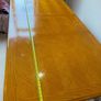 Wooden extendable dining table Image 10