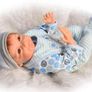 22inch reborn baby dolls boys silicone babies realistic newborn toddler girls lifelike open eyes cheap real life for kids (FREE POSTAGE) Image 4
